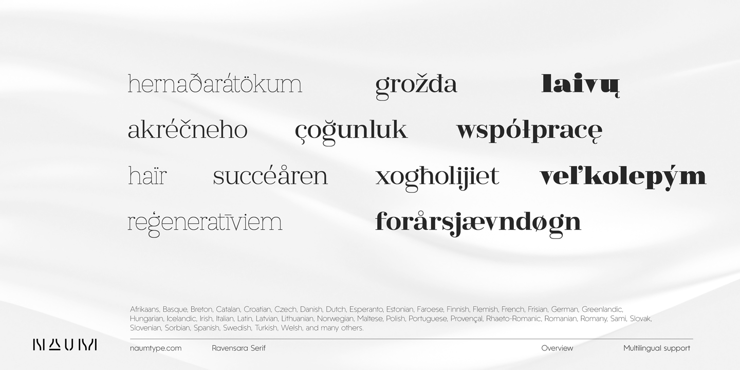 Ravensara Serif